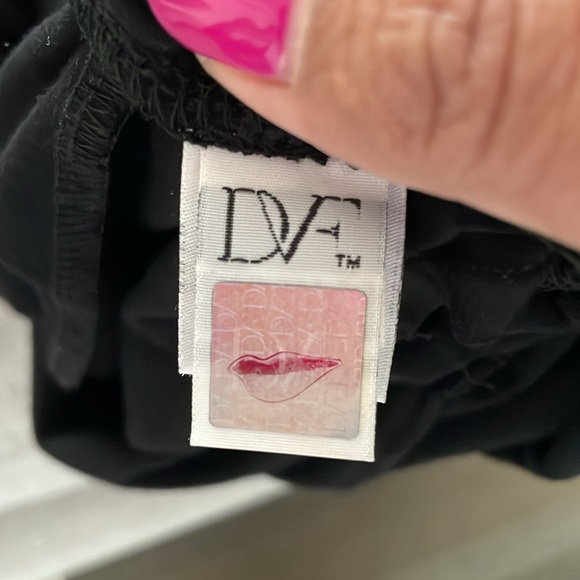 DVF | Black Long Sleeved Dress - Picture 5 of 6